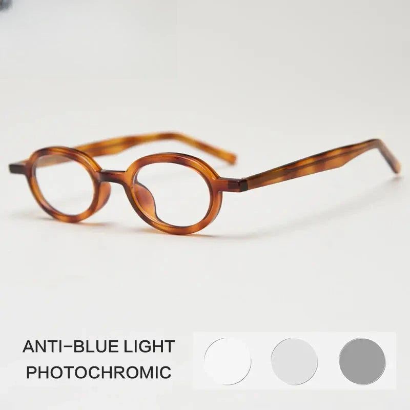Unisex Round Full Rim Acetate Reading Glasses 69192 — view 5 | Rx Spectacle