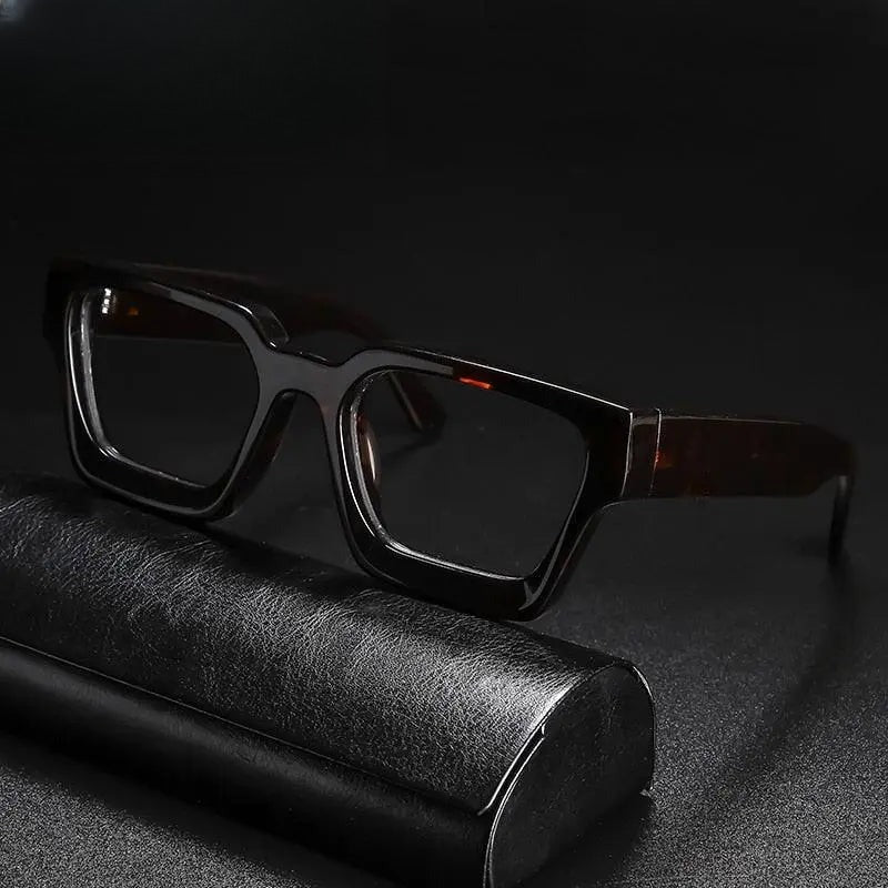 Unisex Square Full Rim Acetate Prescription Glasses Gxyj724 — view 7 | Rx Spectacle