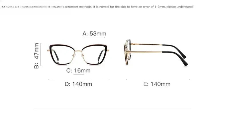 Women's Butterfly Full Rim TR90 Reading Glasses 31524 — view 2 | Rx Spectacle