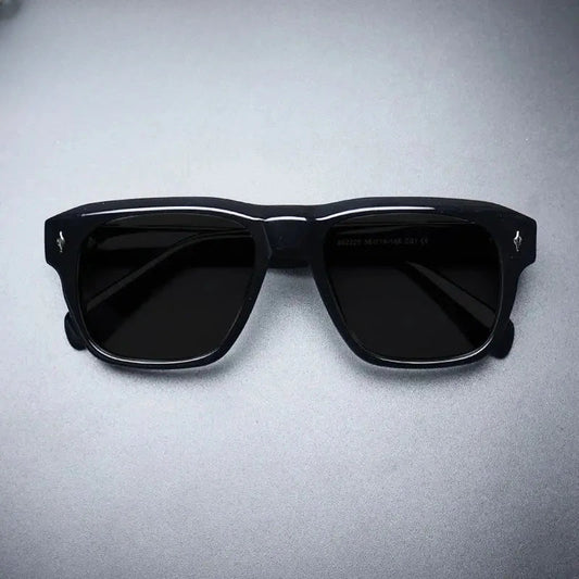 Unisex Square Full Rim Acetate Prescription Glasses Mo16 — view 1 | Rx Spectacle