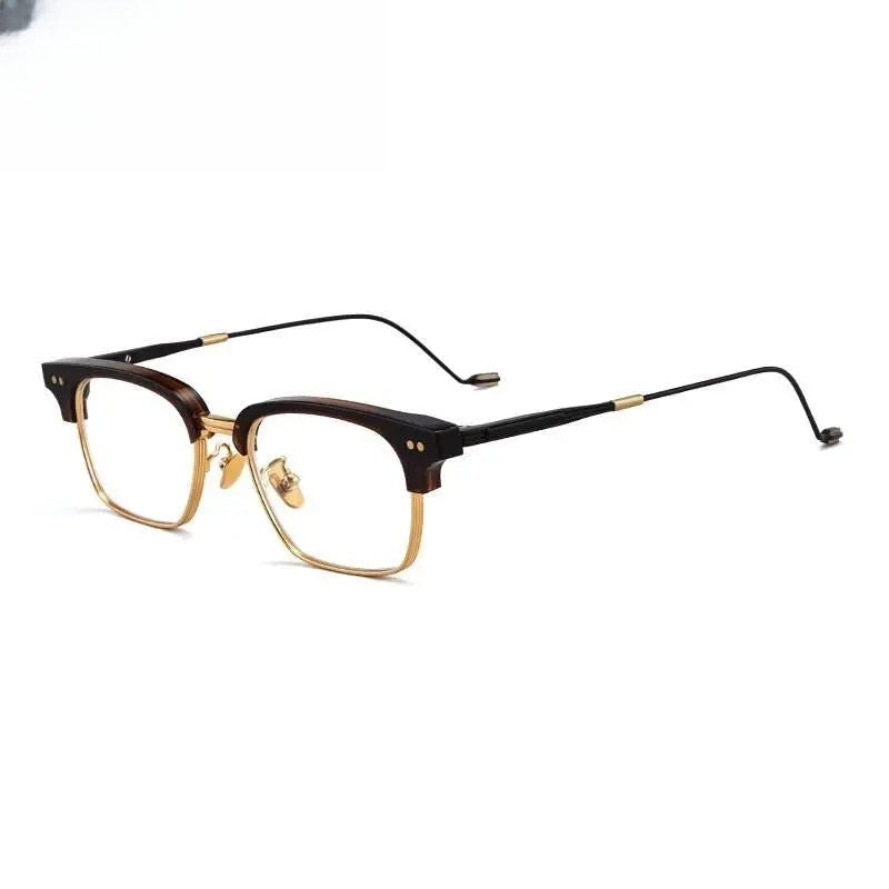 Unisex Square Full Rim Acetate Prescription Glasses Gxyj184 — view 4 | Rx Spectacle