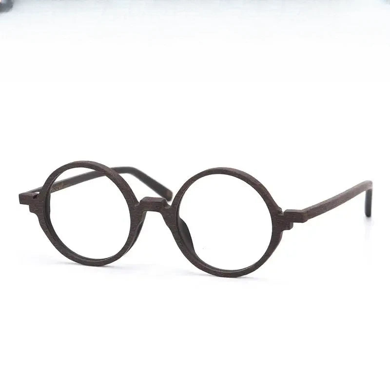 Women's Round Full Rim Titanium Prescription Glasses 88341 — view 1 | Rx Spectacle