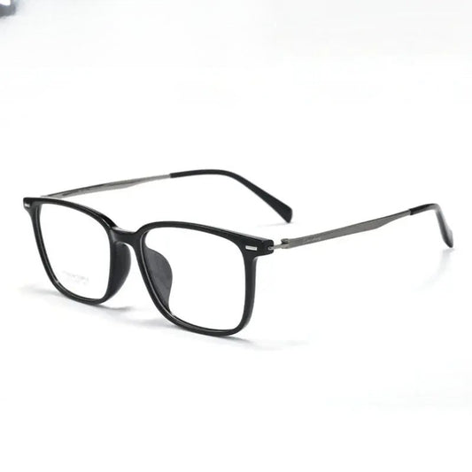 Unisex Square Full Rim Titanium Prescription Glasses 77013 — view 1 | Rx Spectacle
