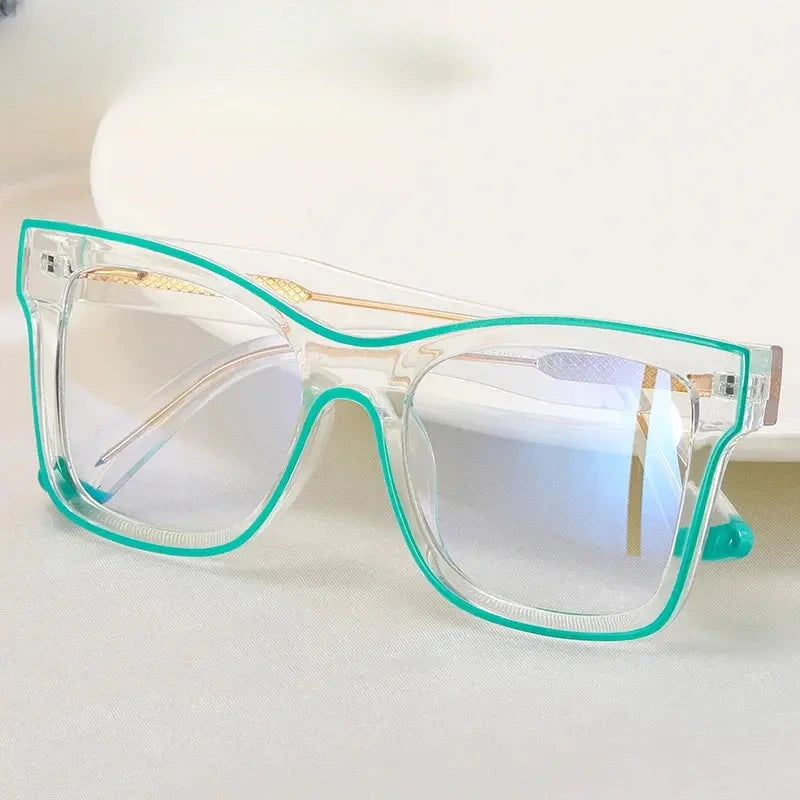 Women's Cat Eye Full Rim TR90 Prescription Glasses 82087 — view 1 | Rx Spectacle