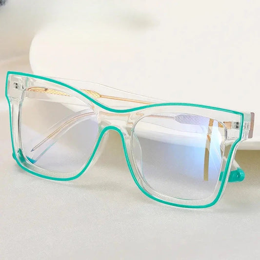 Women's Cat Eye Full Rim TR90 Prescription Glasses 82087 — view 1 | Rx Spectacle