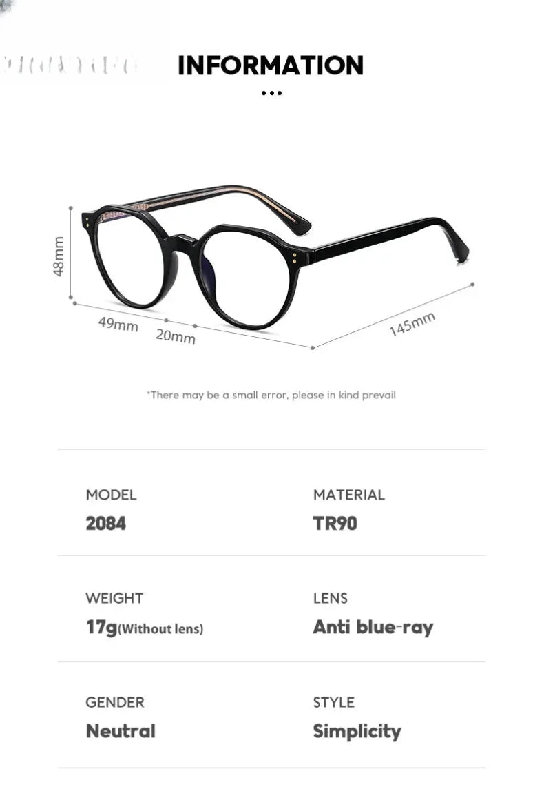 Women's Oval Full Rim Titanium Flat Top Reading Glasses 20849 — view 2 | Rx Spectacle