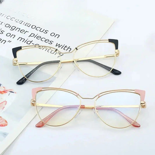 Women's Cat Eye Full Rim TR90 Prescription Glasses 195636 — view 1 | Rx Spectacle