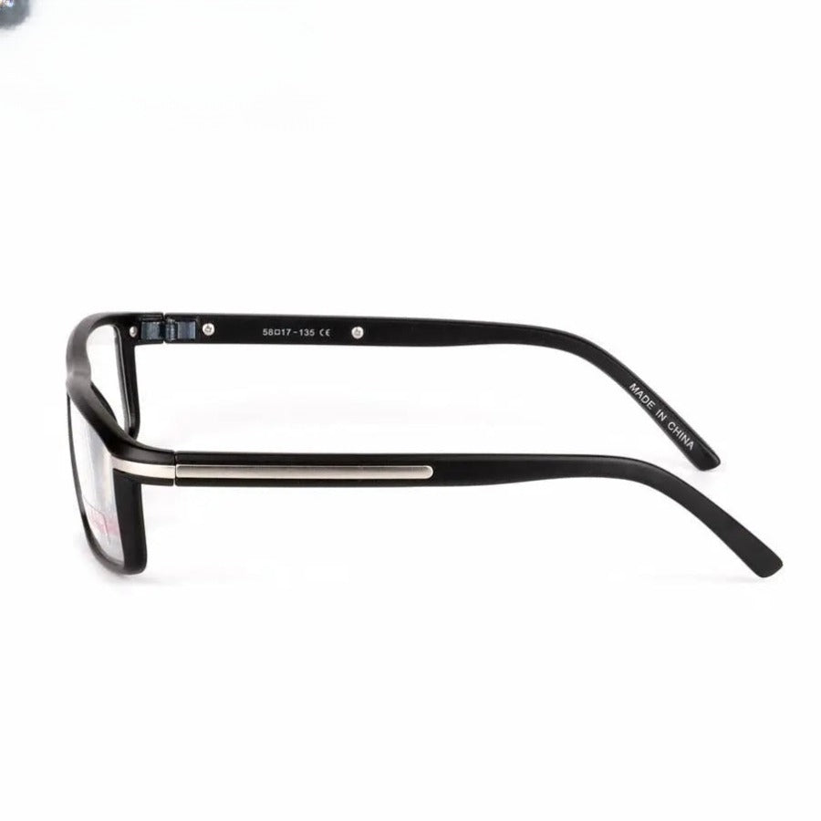 Unisex Square Full Rim Titanium Reading Glasses 1356 — view 4 | Rx Spectacle