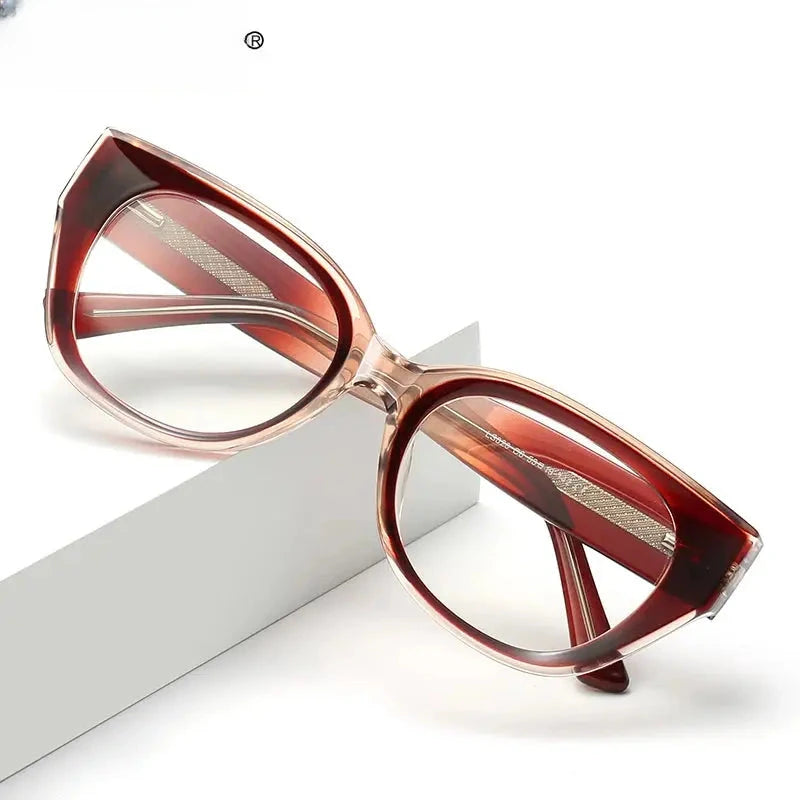 Unisex Oval Full Rim Titanium Reading Glasses 97020 — view 1 | Rx Spectacle