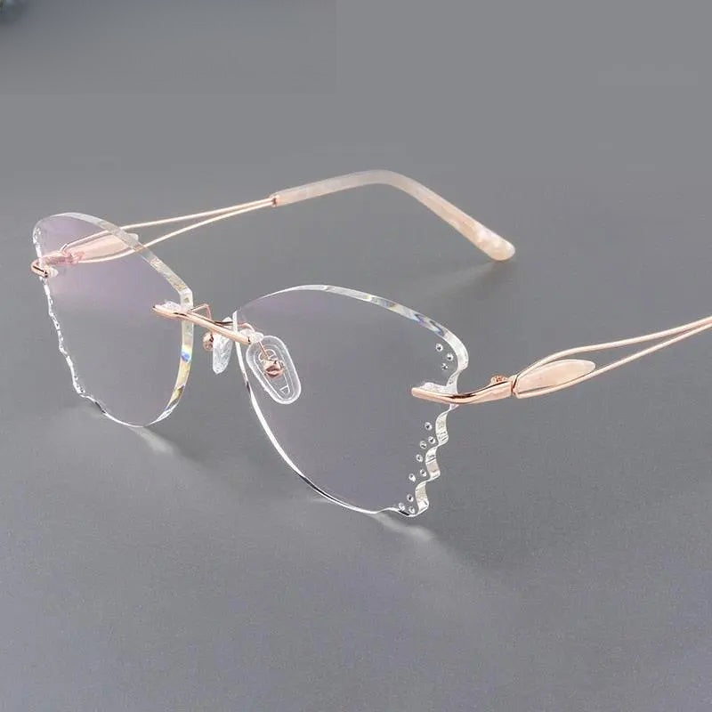 Women's Rimless Prescription Glasses 88205 — view 4 | Rx Spectacle