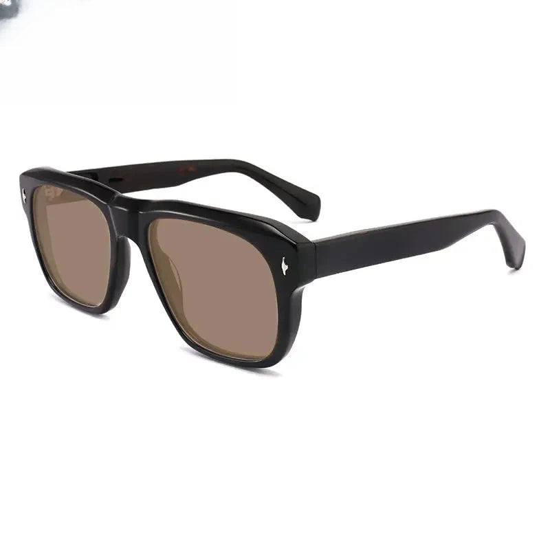 Unisex Square Full Rim Acetate Prescription Glasses Mo16 — view 23 | Rx Spectacle