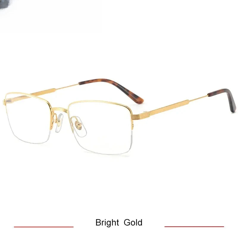 Women's Square Full Rim Titanium Prescription Glasses 303480 — view 3 | Rx Spectacle