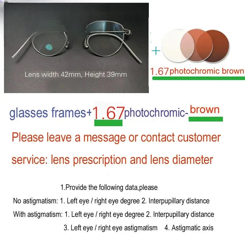 Unisex Oval Full Rim Stainless Steel Prescription Glasses 61457 — view 14 | Rx Spectacle