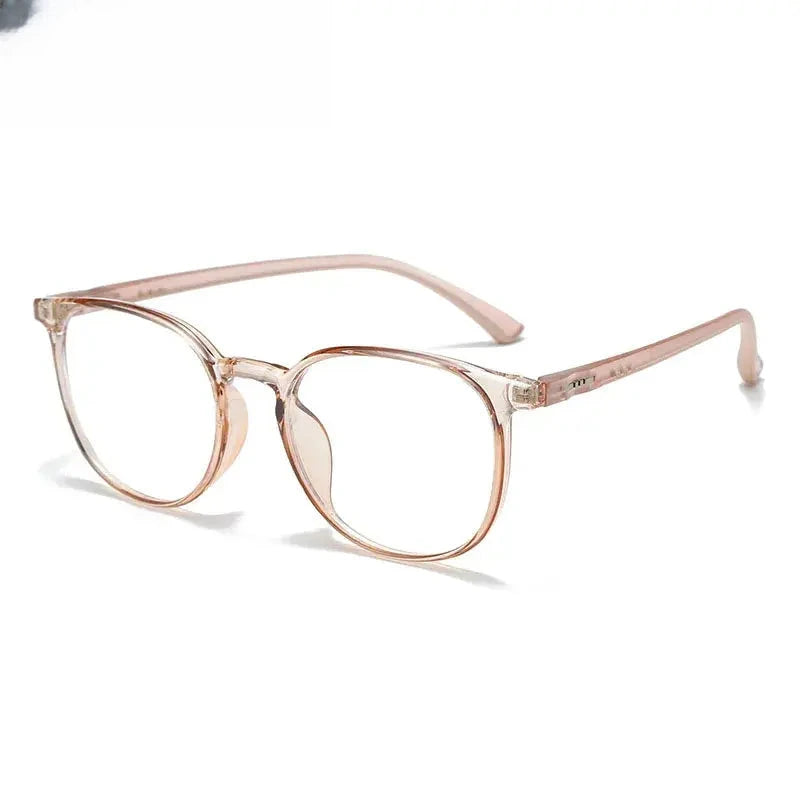 Women's Round Full Rim Titanium Prescription Glasses 81364 — view 6 | Rx Spectacle