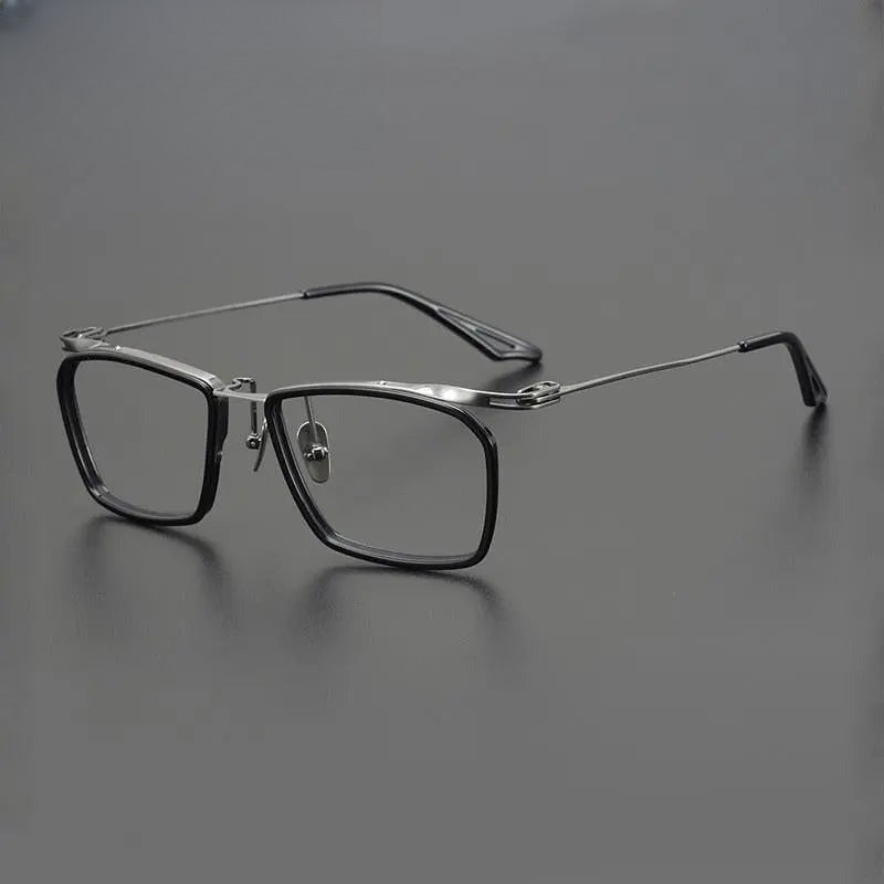 Unisex Square Full Rim Acetate Prescription Glasses Gxyj902 — view 2 | Rx Spectacle