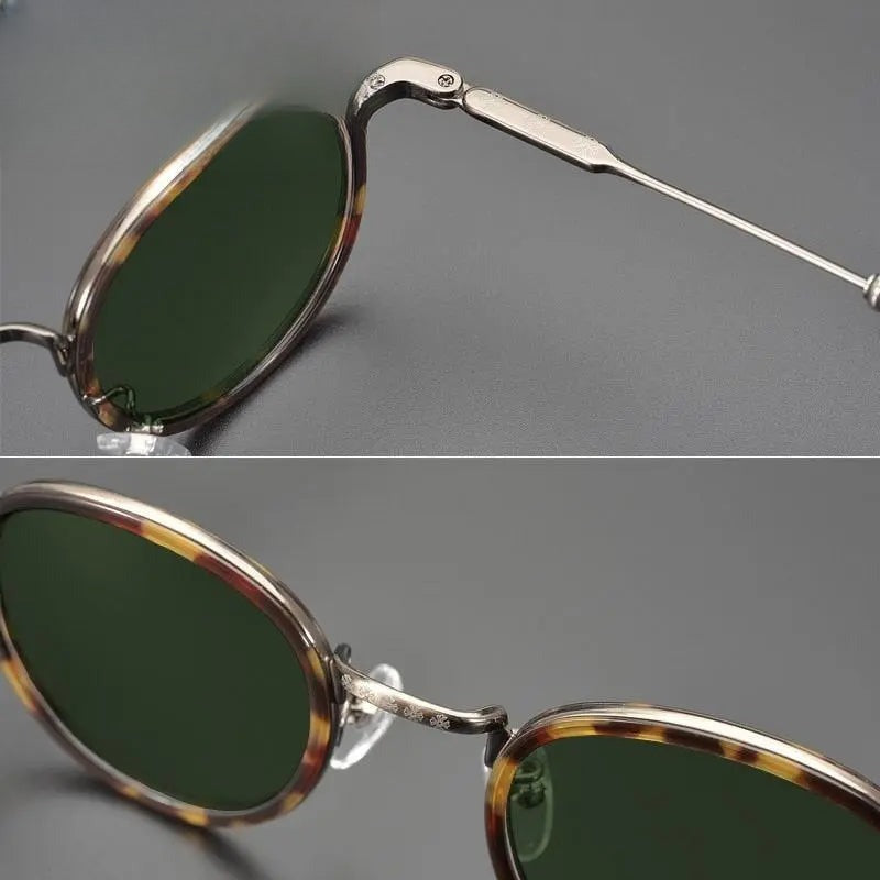 Men's Round Full Rim Acetate Prescription Glasses — view 11 | Rx Spectacle
