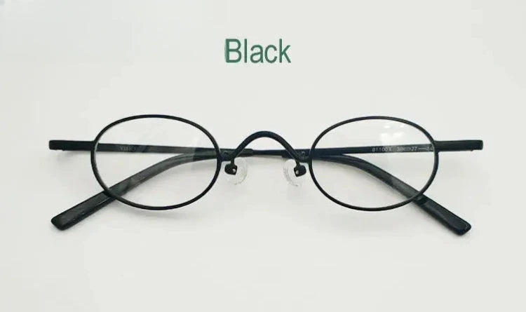 Unisex Oval Full Rim Alloy Prescription Glasses 13427 — view 4 | Rx Spectacle