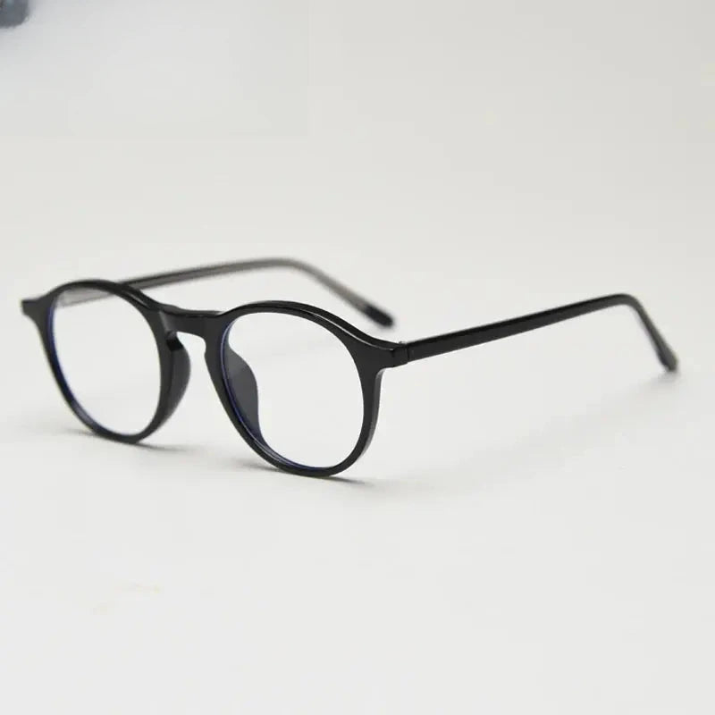 Unisex Round Full Rim Titanium Prescription Glasses 759190 — view 4 | Rx Spectacle