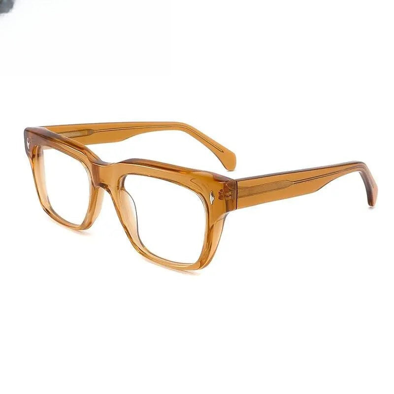 Unisex Square Full Rim Acetate Prescription Glasses Gxyj918 — view 4 | Rx Spectacle
