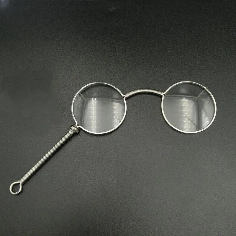 Unisex Round Full Rim Alloy Reading Glasses Y045 — view 1 | Rx Spectacle