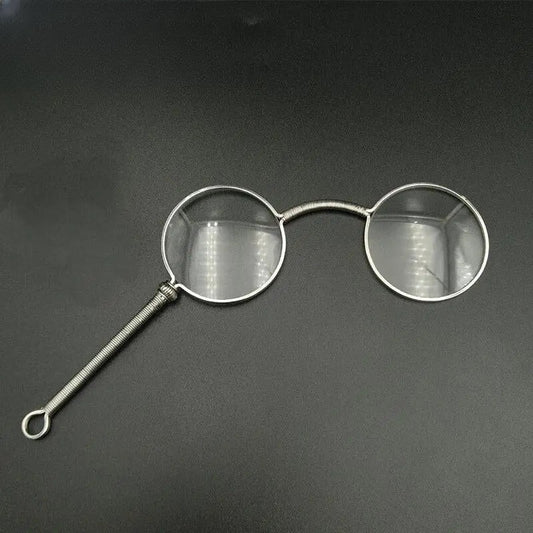 Unisex Round Full Rim Alloy Reading Glasses Y045 — view 1 | Rx Spectacle