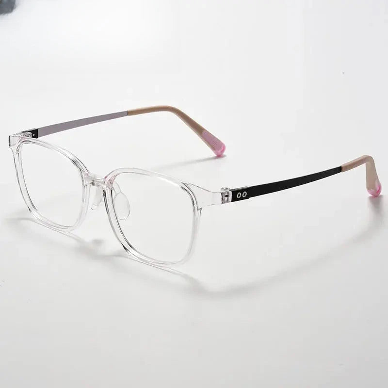 Unisex Square Full Rim Titanium Prescription Glasses 699905 — view 5 | Rx Spectacle