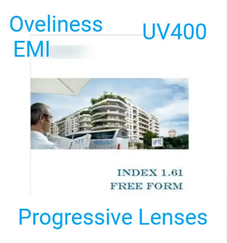 1.61 Index Free Form Progressive Clear Polyurethane Lenses — view 1 | Rx Spectacle