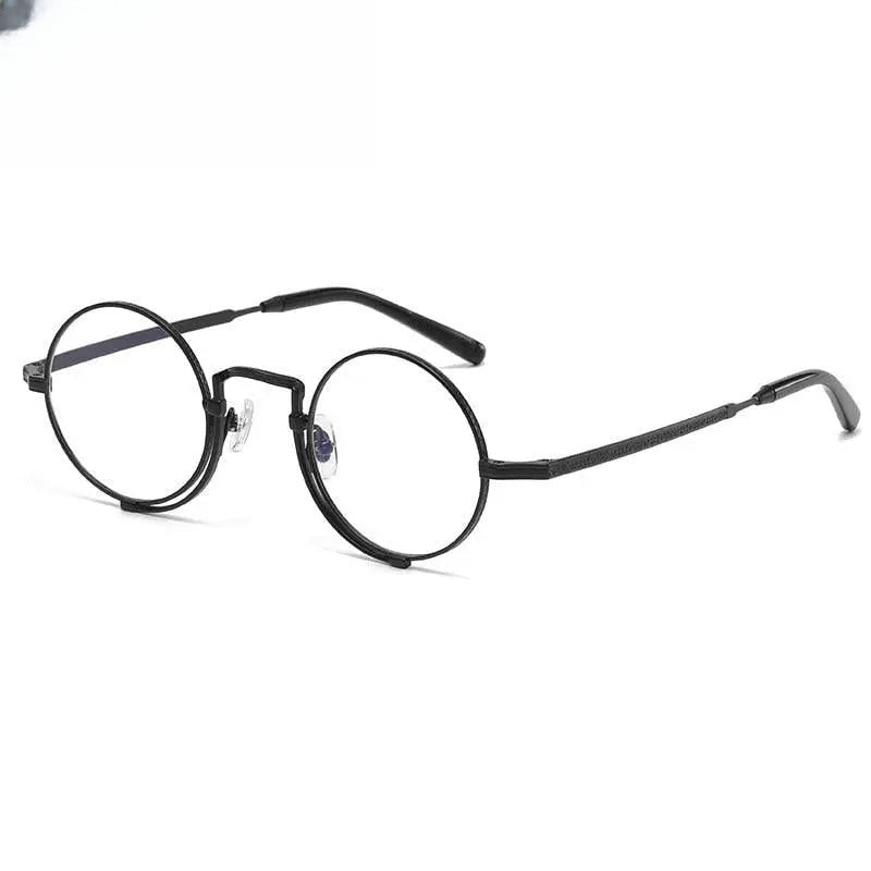 Unisex Round Full Rim Titanium Prescription Glasses Gxyj998 — view 6 | Rx Spectacle