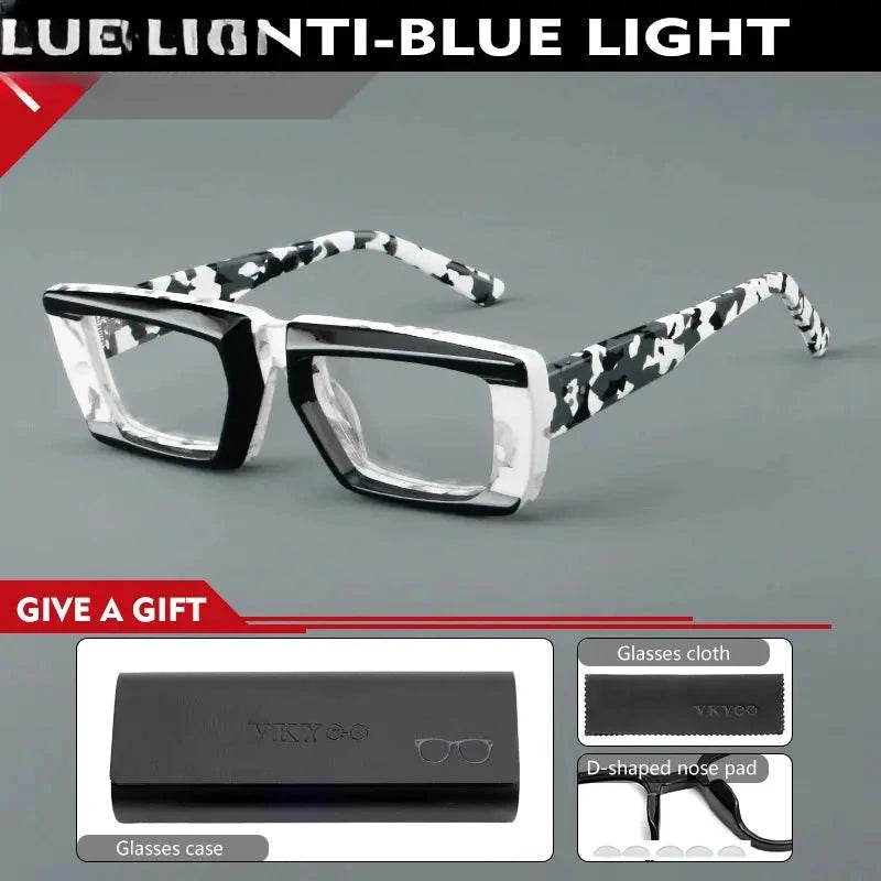 Unisex Browline Full Rim Acetate Reading Glasses 623046 — view 7 | Rx Spectacle