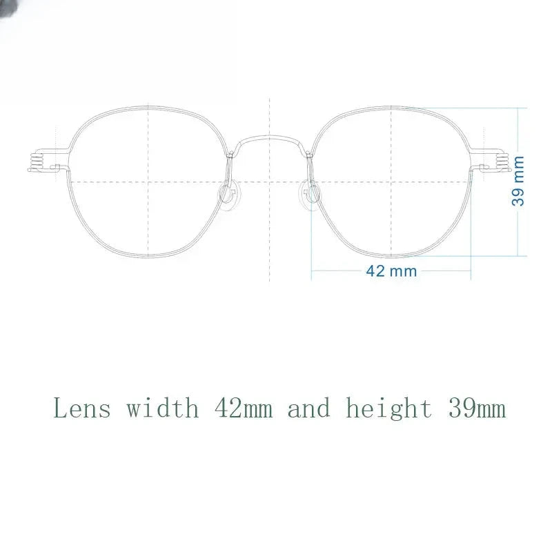 Unisex Polygon Full Rim Stainless Steel Prescription Glasses Y3835 — view 7 | Rx Spectacle