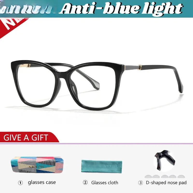Women's Cat Eye Full Rim TR90 Reading Glasses 627007 — view 3 | Rx Spectacle