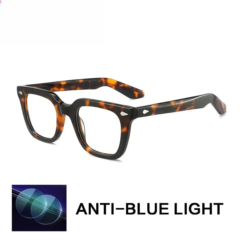 Unisex Browline Full Rim Acetate Reading Glasses G91066 — view 5 | Rx Spectacle