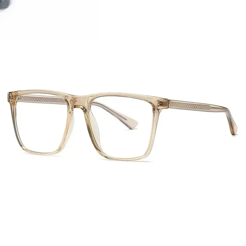 Unisex Square Full Rim Titanium Prescription Glasses 402023 — view 5 | Rx Spectacle