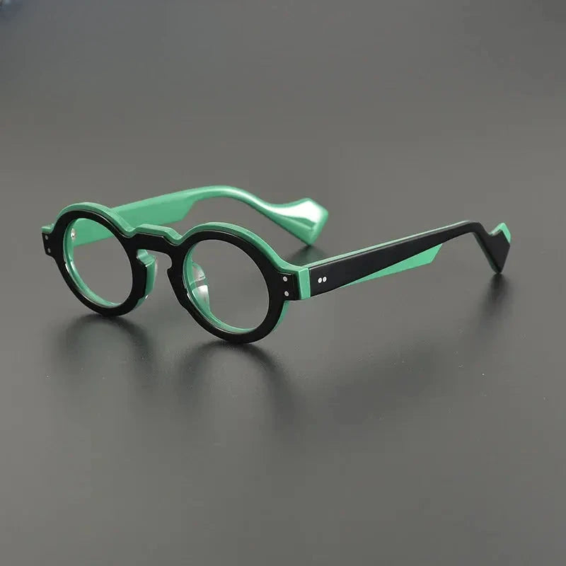 Unisex Round Full Rim Acetate Prescription Glasses Gxyj1161 — view 1 | Rx Spectacle