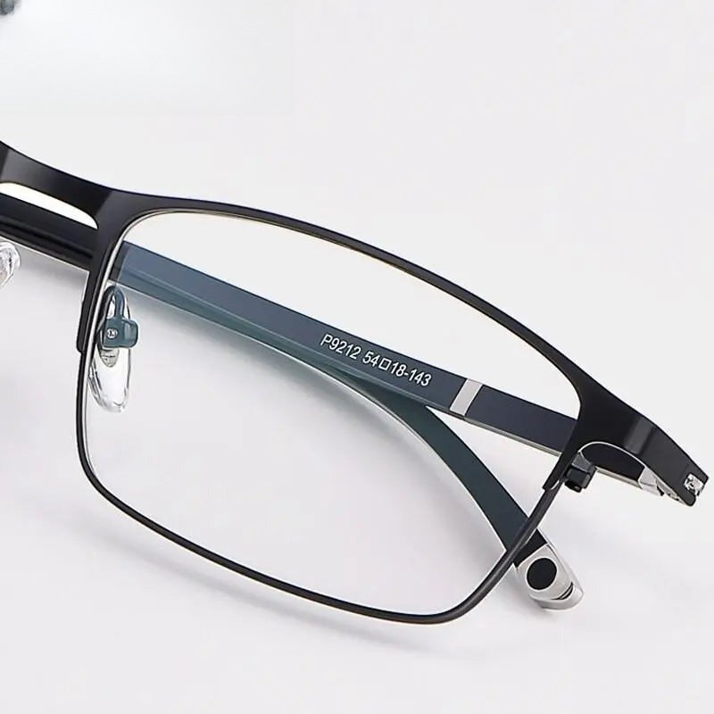 Men's Square Full Rim TR90 Prescription Glasses 9211 — view 10 | Rx Spectacle