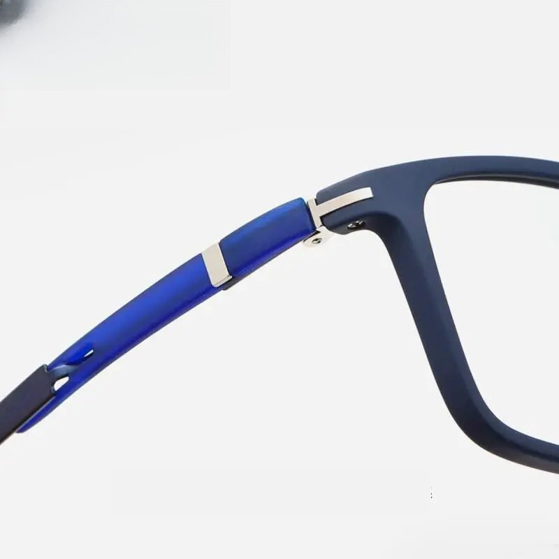 Men's Square Full Rim TR90 Prescription Glasses 9164 — view 5 | Rx Spectacle