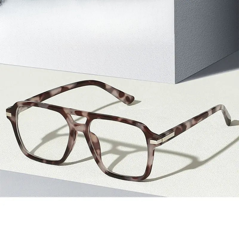 Unisex Square Full Rim Double Bridge Prescription Glasses 882200 — view 1 | Rx Spectacle