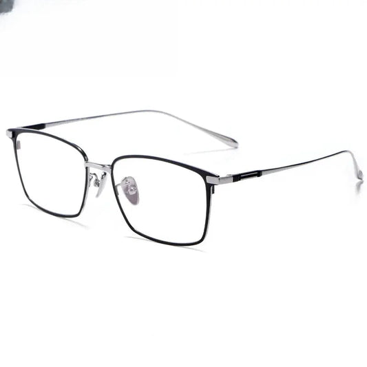 Women's Square Full Rim Titanium Prescription Glasses 18317 — view 1 | Rx Spectacle