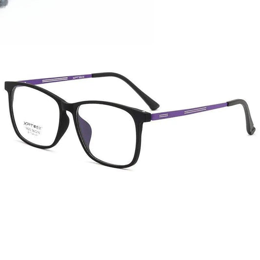 Men's Square Full Rim Titanium Prescription Glasses 9825 — view 1 | Rx Spectacle