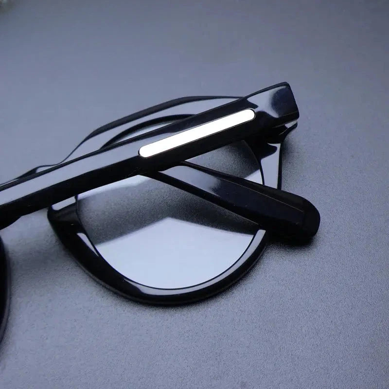 Unisex Round Full Rim Acetate Oversized Prescription Glasses Gxyj1197 — view 5 | Rx Spectacle