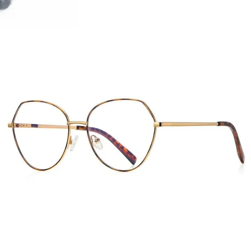 Women's Oval Full Rim Stainless Steel Reading Glasses 3095 — view 8 | Rx Spectacle