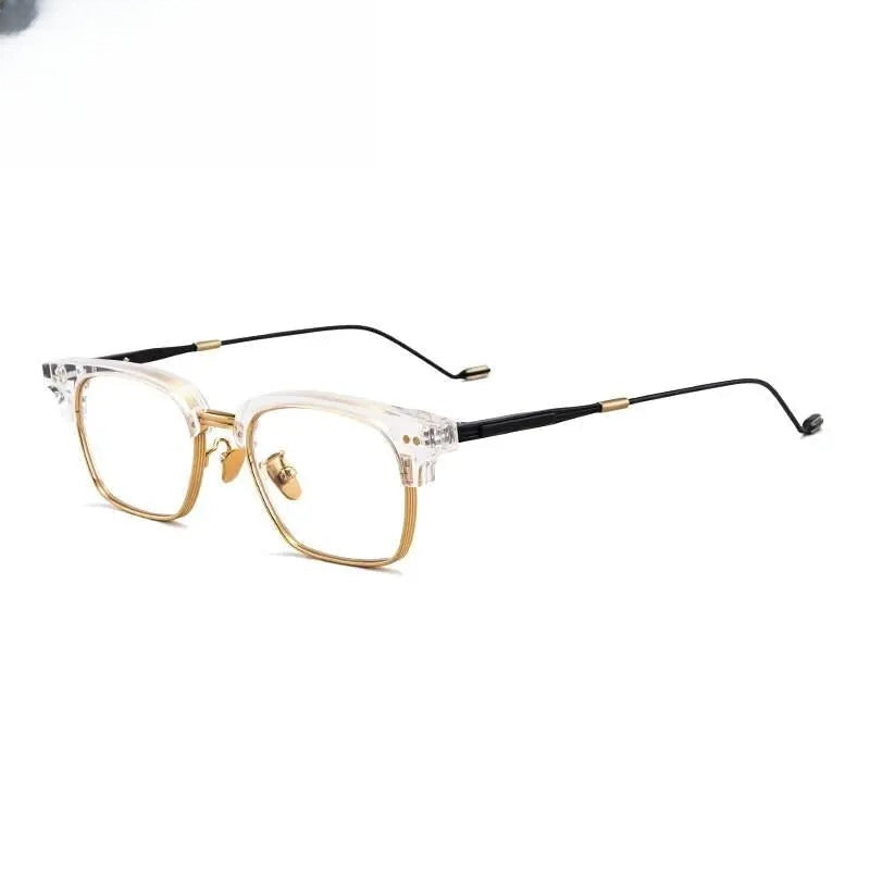 Unisex Square Full Rim Acetate Prescription Glasses Gxyj184 — view 10 | Rx Spectacle
