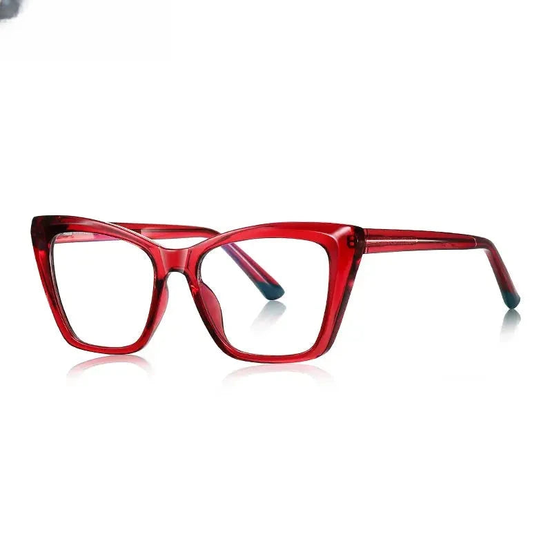 Women's Square Full Rim Titanium Reading Glasses 2150 — view 9 | Rx Spectacle