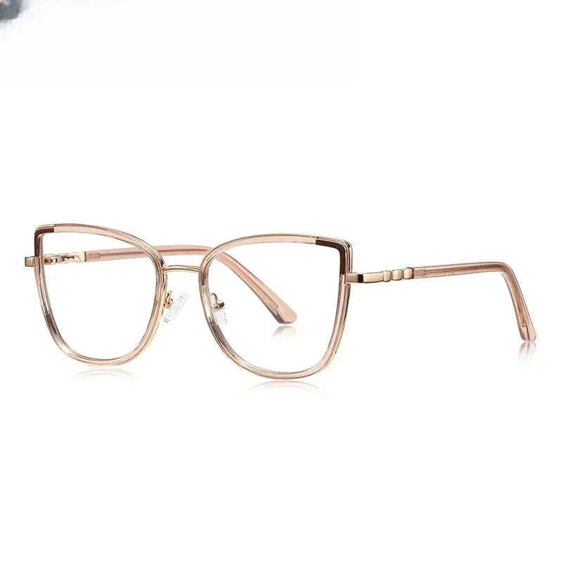 Women's Cat Eye Full Rim TR90 Prescription Glasses 613131 — view 6 | Rx Spectacle