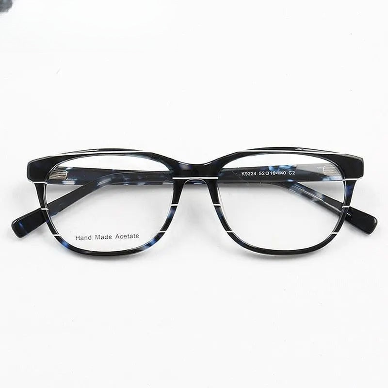 Unisex Cat Eye Full Rim Acetate Prescription Glasses 9224 — view 7 | Rx Spectacle