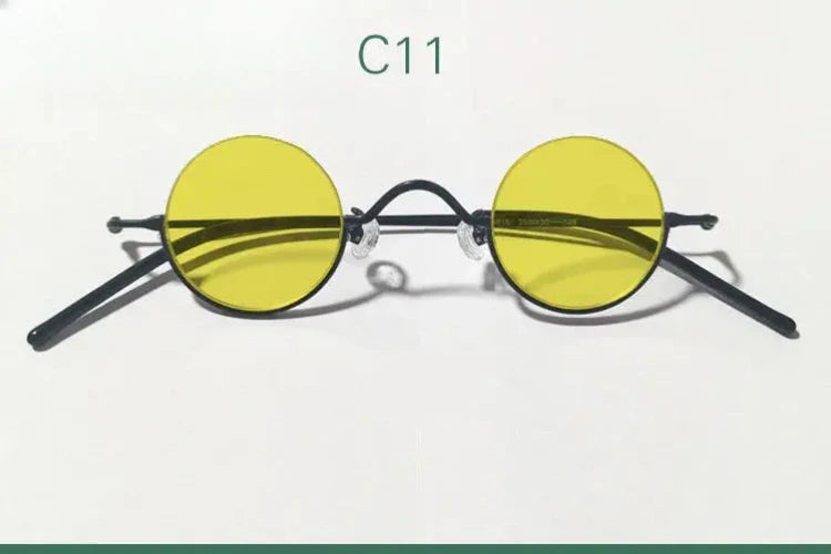 Women's Round Semi-Rimless Alloy Prescription Glasses 14130 — view 13 | Rx Spectacle