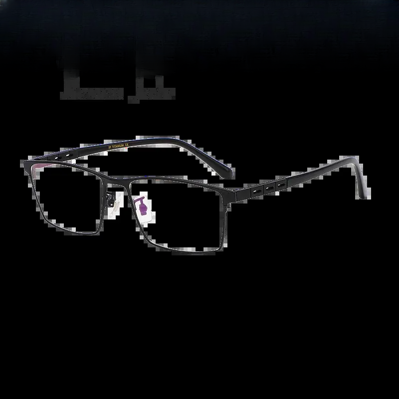 Women's Square Full Rim Titanium Prescription Glasses 710914 — view 1 | Rx Spectacle