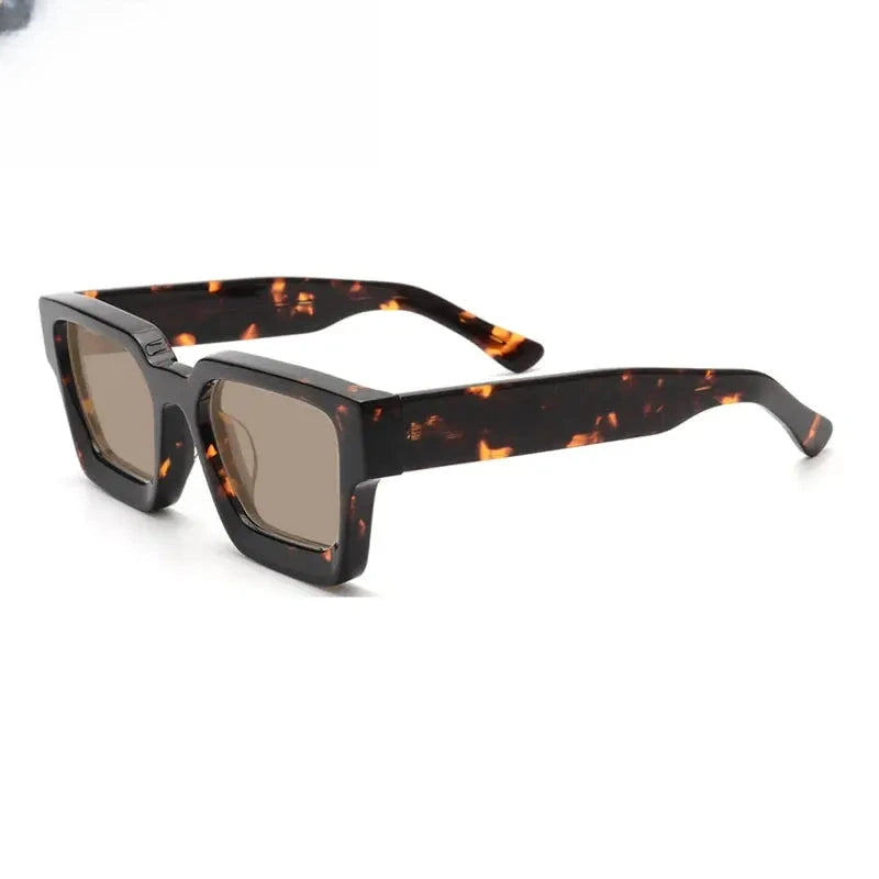 Unisex Square Full Rim Acetate Prescription Glasses Mo19 — view 34 | Rx Spectacle