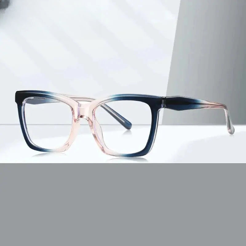 Unisex Square Full Rim Titanium Prescription Glasses 40003 — view 1 | Rx Spectacle