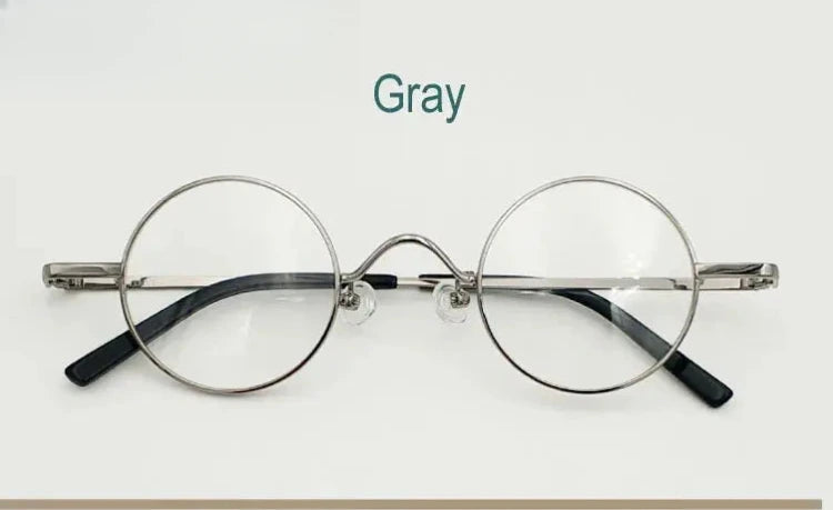 Women's Round Full Rim Alloy Prescription Glasses 811008 — view 3 | Rx Spectacle